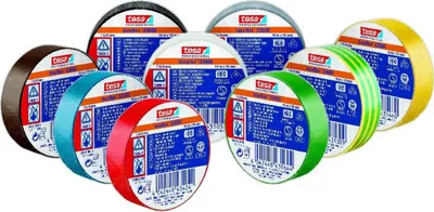 Produktbild von tesa PVC-Elektroisolierband 20m x 19mm, gelb 10 Stk