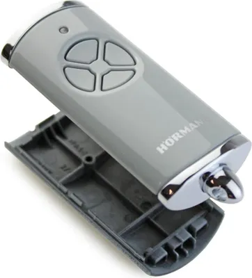 Image de Hörmann Handsender Cover HSE4BS Hochglanz Classic Grau 4510786 Leer Gehäuse