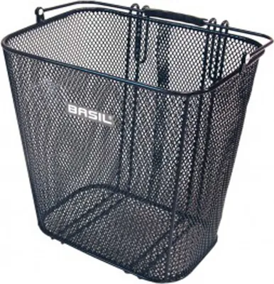 Produktbild von Basil Hinterradkorb Cardiff 34,5 x 29 x 34,5 cm, engmaschig, schwarz