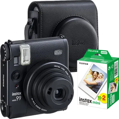 Obrázok produktu pre Instantný fotoaparát Fujifilm Instax mini 99 s filmami 2x10 a taškou.