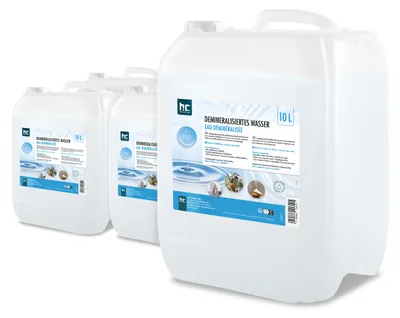 Produktbild von 4x 10 L Demineralisiertes Wasser