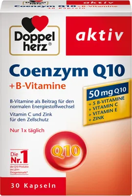 Produktbild von Doppelherz Coenzym Q10 + Vitamin B, 30 Kapseln