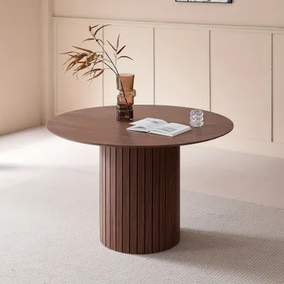 Produktbild von Esstisch - Runder Tisch - Küchentisch - Speisetisch - Landhausstil - Durchmesser 120 cm