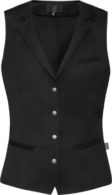 Produktbild von Greiff GASTRO MODA Damen Kellner-Weste Revers Regular Fit Schwarz L