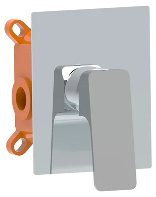 Produktbild von Unterputz-Duscharmatur 1-Wege Messing verchromt