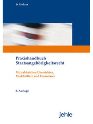 Produktbild von Praxishandbuch Staatsangehörigkeitsrecht