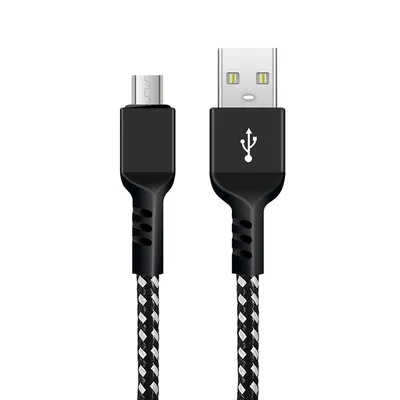 Produktbild von USB zu MicroUSB-Kabel Ladekabel 1m USB 3.0 1m Fast Charge 5V/2.4A Datenkabel Schnellladekabel High Speed Nylon Geflochten MicroUSB