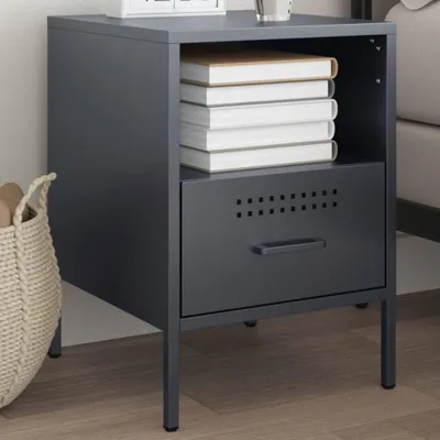 Zdjęcie produktu dla VidaXL 843058, Antracyt, Stal, 15 kg, 360 mm, 390 mm, 505 mm