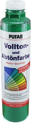 Produktbild von PUFAS Vollton- und Abtönfarbe 750 ml grün 505 - Maler-Qualität