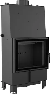 Produktbild von Wasserführender Kamineinsatz KRATKI LUCY 16 kW Ø 200 schwarz Verkleidung