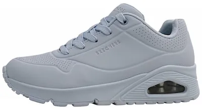 Image de Chaussures de sport pour femmes Skechers UNO Stand On Air, lacets, modèle bleu