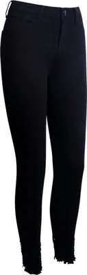 Produktbild von topschuhe24 2033 Damen Skinny Jeans High Waist Destroyed, Farbe:Schwarz, Größe:34 EU