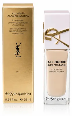 Immagine prodotto di Yves Saint Laurent Fondotinta Yves Saint Laurent All Hours Glow Fondotinta LC1 25ml, productTiles.product.images.aiGenerated