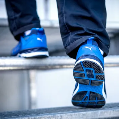 Obrázok produktu pre PUMA® 10016605209998 PUMA® Herren S1P Sicherheitsschuhe "VELOCITY 2.0 BLUE" MOTION PROTECT blau Größe  48