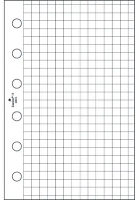Image de Timer Notes blanc quadrillé 32 feuilles 81x126mm