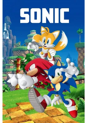 Produktbild von Sonic Fleecedecke 100 x 150 cm weiche Decke für Kinder