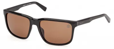 Produktbild von Timberland TB00037 Shiny black 57/17/140 Herren Sonnenbrillen
