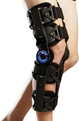 Produktbild von Gima Verstellbare postoperative Knieschiene mit Seitenschienen Atmungsaktives Material