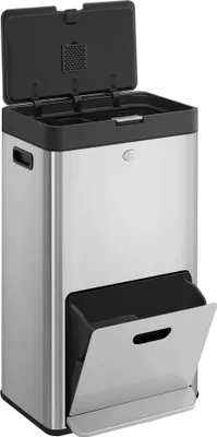Produktbild von SONGMICS Mülleimer Küche, 60L Mülltrennsystem 3 Fächer Küchenmülleimer