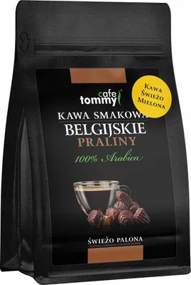 Obrázok produktu pre Aromatizovaná mletá káva, 100 % Arabica, belgické pralinky, 250 g, čerstvo pražená