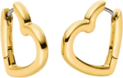 Produktbild von Boccia Damen Herz Creolen 05099-02 Titan goldplattiert