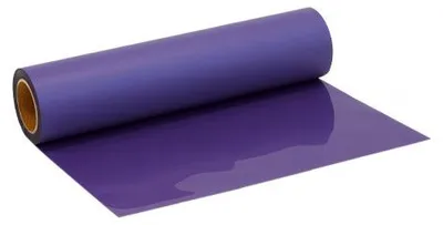 Produktbild von Plottermarie Plotterfolie Flex S für kreative Veredelungen – Plotterfolie für Textildruck, T-Shirts, Baumwolle, Polyester & Plotterprojekte Purple 100 x 50 cm