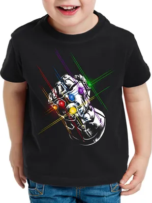 Produktbild von A.N.T. Thanos Fist Kinder T-Shirt infinity superheld kino