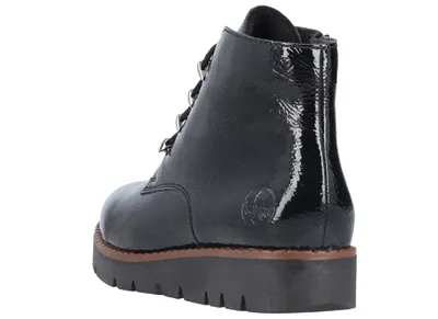 Produktbild von Rieker Damen Stiefelette Schnürboots  Schnürung 44902, Größe:41 EU, Farbe:Schwarz