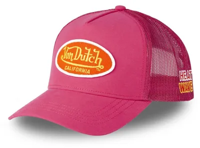 Produktbild von Von Dutch Originals Trucker Cap - 3-COLOR Poly Baseball Mesh Pink