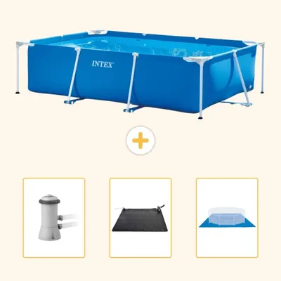 Obrázok produktu pre Obdĺžnikový bazén s rámom – 300 x 200 x 75 cm – 4-dielny – model SCB79