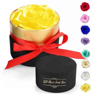 Productafbeelding van Elegante Bewaarde Roos in Luxe Doos als Cadeau