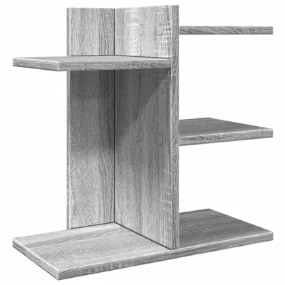 Obrázek produktu pro vidaXL Stolní organizér Grey Sonoma 42x21,5x42 cm Materiál na bázi dřeva