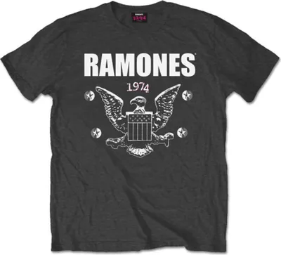 Produktbild von Ramones 1974 Eagle Charcoal Grey 2XL T-Shirt