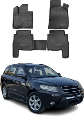 Immagine prodotto di 2010-2012 Hyundai Santa Fe Fußmatten TPE Schwarz 4 tlg
