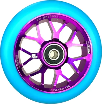 Produktbild von Fantic26 Spy7 Stunt-Scooter Rolle 110mm Abec11 Lila/Pu Türkis
