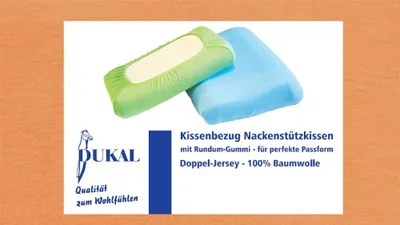 Produktbild von Bezug Nackenstützkissen : Farbe - Apricot, Größe - 50x70 cm