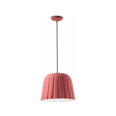 Zdjęcie produktu dla Ferroluce Madame Gres L lampa wisząca różowa okrągła