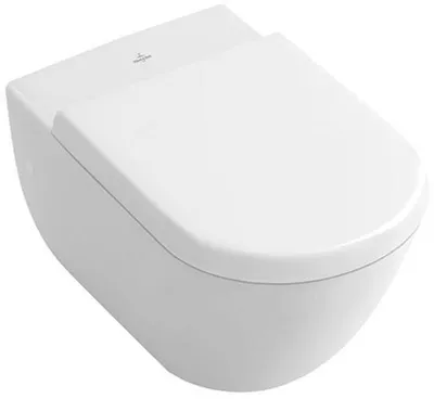 Produktbild von Villeroy & Boch Subway WC-Sitz past nur zu Subway 6600 mit QuickRelease und softclosing Scharniere verchromt weiß, 9M55S101