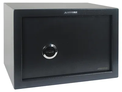Imagen del producto de Caja fuerte para muebles con cerradura de llave - 25 x 35 x 25 cm - Capacidad de 17 litros - Acero