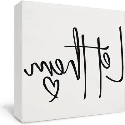 Productafbeelding van Houten Decoratiebord - Wanddecoratie Plaquette - Interieur Verfraaien - Inspirerende Teksten - 13x13 cm - Niet gespecificeerd
