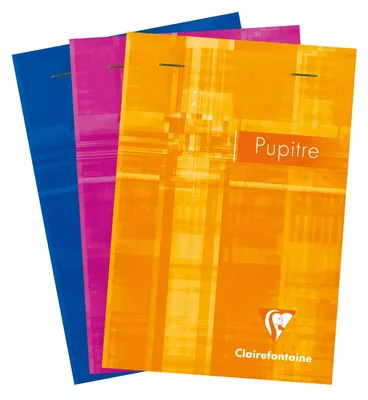 Produktbild von Clairefontaine 5x Block Pupitre DIN A6 80 Blatt 90g kariert Sortiert 6642C