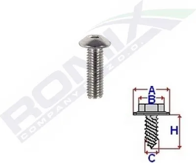 Produktbild von 10x ROMIX C70532 Schraube