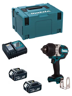Imagen del producto de Llave de Impacto MAKITA DTW1002RTJ (2 x 5,0 Ah + DC18RC + MAKPAC 3)
