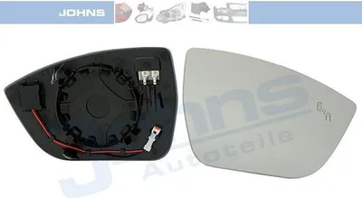 Image de JOHNS Glace de rétroviseur extérieur 67 81 38-82 droite pour SEAT Ateca (KH7)