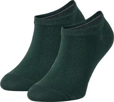 Produktbild von Kinder Sneaker Socken für Mädchen & Jungen Kurze Baumwollsocken, 24-29, Dunkelgrün (Wild Fores