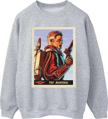 Produktbild von Star Wars - "The Mandalorian The Marshal" Sweatshirt für Herren BI46601 (XL) (Grau)