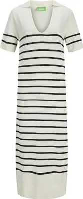 Obrázek produktu pro Jack & Jones Layla Comfy Jjxx Šaty s krátkými rukávy, délka po kolena, béžové, velikost XL, dámské, béžové, XL