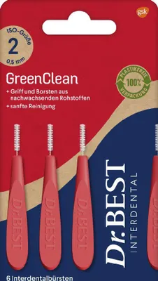 Obrázok produktu pre Dr.Best Interdental Green Clean gr.2 6Stk