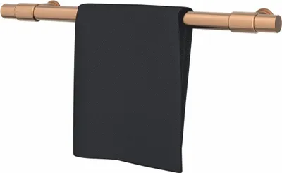 Produktbild von Casa Padrino Luxus Badezimmer Handtuchwärmer Matt Bronze 63 cm - Badezimmer Zubehör