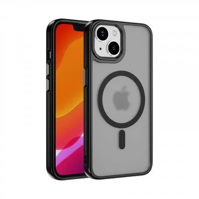 Produktbild von Armor-Magnethülle für Apple iPhone Serie - Farbe: Schwarz - Modellkompatibilität: Für Apple iPhone 14 - Displayglas: Ohne 9H Displayglas